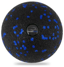 Масажний м'яч PowerPlay PP-4351 Epp Massage Ball (d10) Чорно/Синій (PP-4351_Blue_d10)