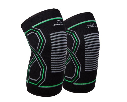 Фіксатор коліна PowerPlay PP-4099 Knee SupportЧорно/Зелені L/XL (PP_4099_L/XL_Bl/Green)