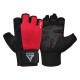 Рукавички для фітнесу RDX W1 Half Red Plus L (WGA-W1HR-L+)