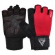 Рукавички для фітнесу RDX W1 Half Red Plus L (WGA-W1HR-L+)