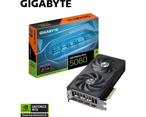 Відеокарта GIGABYTE GeForce RTX5060 8Gb EAGLE OC (GV-N5060EAGLE OC-8GD)