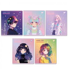 Зошит Yes Anime star А5 18 аркушів клітинка (767514)