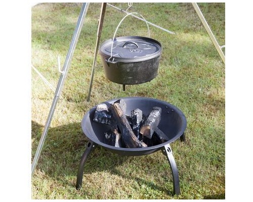 Котел туристичний Bo-Camp Dutch Oven Cast Iron 31 cm / 7.1 L Black (2122415) (DAS303291)