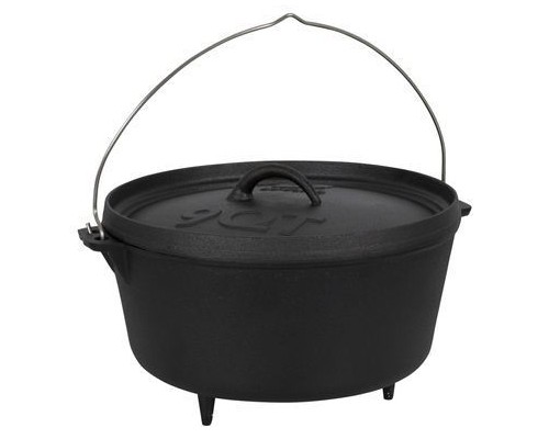Котел туристичний Bo-Camp Dutch Oven Cast Iron 31 cm / 7.1 L Black (2122415) (DAS303291)