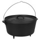 Котел туристичний Bo-Camp Dutch Oven Cast Iron 31 cm / 7.1 L Black (2122415) (DAS303291)