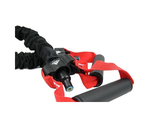 Еспандер Adidas Power Tube ADTB-10603 чорний, червоний 122 см (885652000284)