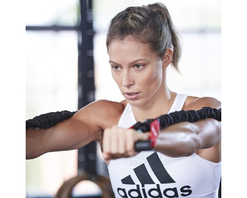 Еспандер Adidas Power Tube ADTB-10603 чорний, червоний 122 см (885652000284)