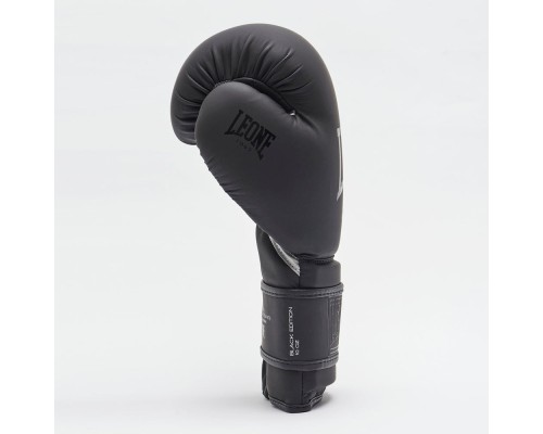 Боксерські рукавички Leone GN059 Black/White 12 унцій (GN059_Bl/White_12oz)