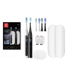 Електрична зубна щітка Oclean X Pro 20 S Duo Set White+Black (6970810556919)