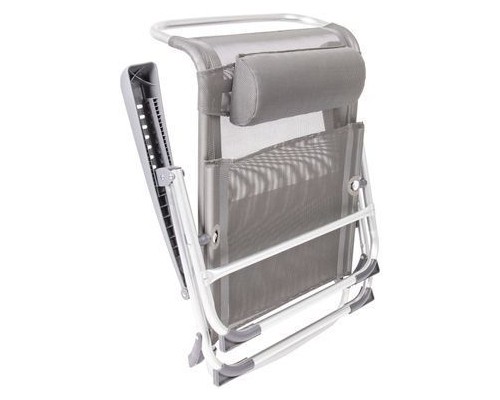 Крісло складане Bo-Camp Saint-Tropez Grey (1204796) (DAS303395)