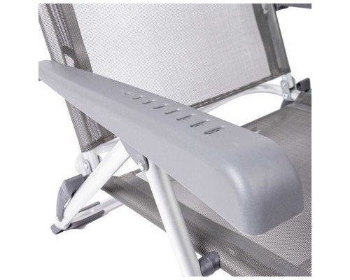 Крісло складане Bo-Camp Saint-Tropez Grey (1204796) (DAS303395)