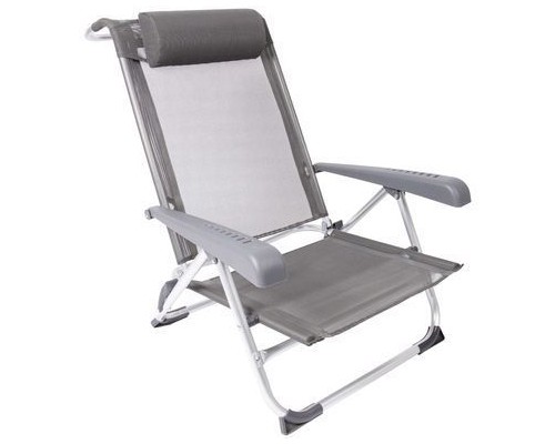 Крісло складане Bo-Camp Saint-Tropez Grey (1204796) (DAS303395)