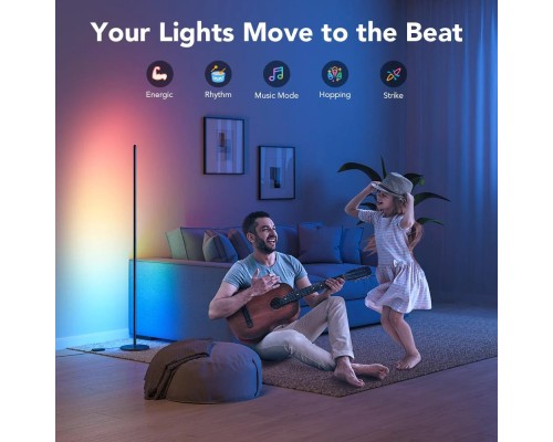 Світильник Govee H6076, 1000Lm, RGBICW, WI-FI/Bluetooth, black (H6076312)