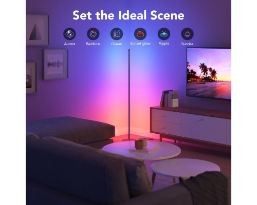 Світильник Govee H6076, 1000Lm, RGBICW, WI-FI/Bluetooth, black (H6076312)