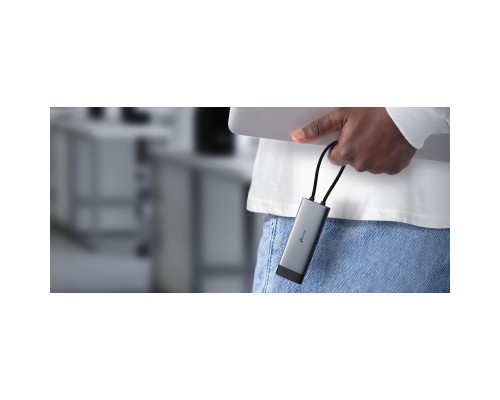 Концентратор TP-Link USB 3.0 6-in-1 2xUSB 3.0 + 1xUSB-C + 1xHDMI + 1xRJ45 + PD 100W (UH6120C)