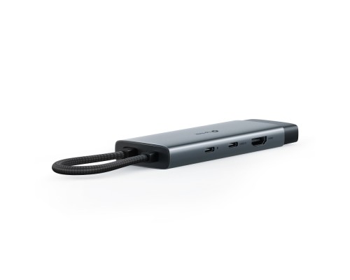 Концентратор TP-Link USB 3.0 6-in-1 2xUSB 3.0 + 1xUSB-C + 1xHDMI + 1xRJ45 + PD 100W (UH6120C)
