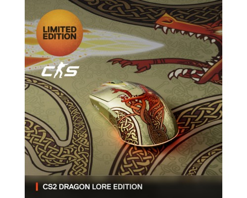 Мишка SteelSeries CS2 Dragon Lore Edition RGB Wireless/Bluetooth (62614)