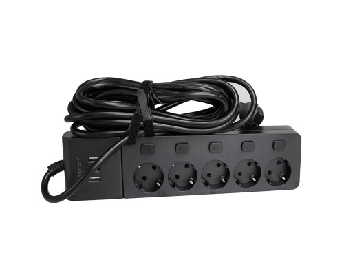 Мережевий фільтр живлення Patron SP-1655-USB