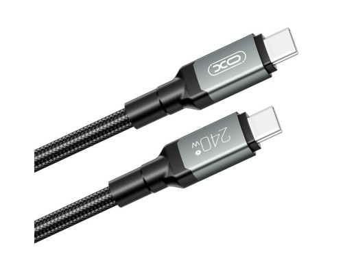 Дата кабель USB-C to USB-C 1.0m 240W black XO (NBQ264A_С_Black)