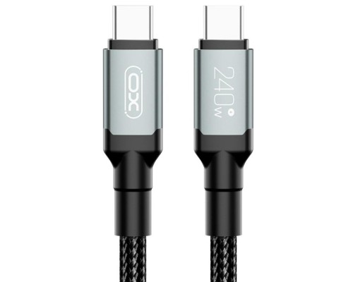Дата кабель USB-C to USB-C 1.0m 240W black XO (NBQ264A_С_Black)
