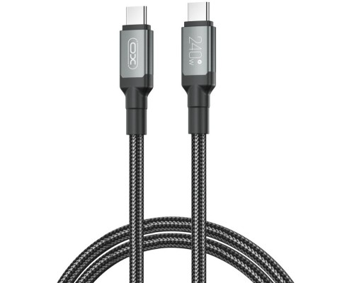 Дата кабель USB-C to USB-C 1.0m 240W black XO (NBQ264A_С_Black)