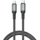 Дата кабель USB-C to USB-C 1.0m 240W black XO (NBQ264A_С_Black)