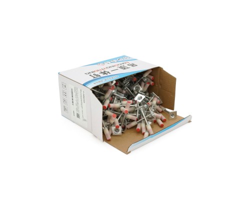 Цвяхи Voltronic монтажні піроксилінові, 8*43мм, квадратна шайба 18мм, 200 шт (YT-PMN42S20)