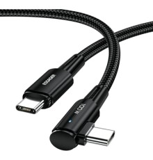 Дата кабель USB-C to USB-C 3.0m 100W 90° corner black Essager (EXCTT1-CGWTC01)