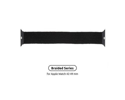 Ремінець до смарт-годинника Armorstandart Braided Solo Loop для Apple Watch 49/46/45/44/42 (Series 1-3) Charcoal Size 6 (148 mm) (ARM58072)