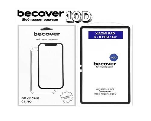 Скло захисне BeCover 10D Xiaomi Pad 8 / 8 Pro 11.2