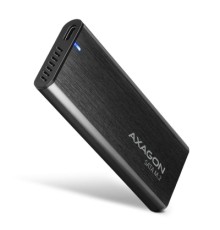 Кишеня зовнішня AXAGON USB-C 3.2 Gen 2 metal box for M.2 SATA SSD RAW (EEM2-SBC)