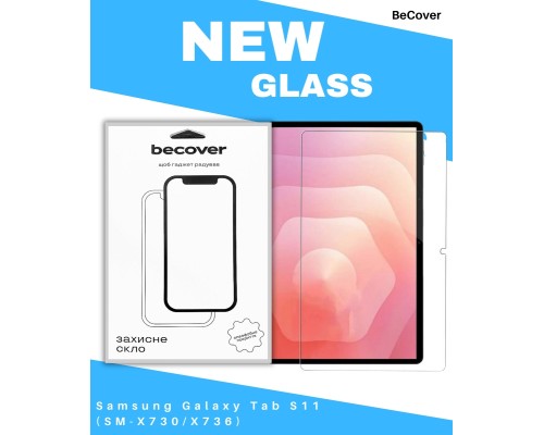 Скло захисне BeCover Samsung Galaxy Tab S11 (SM-X730/X736) 11.0