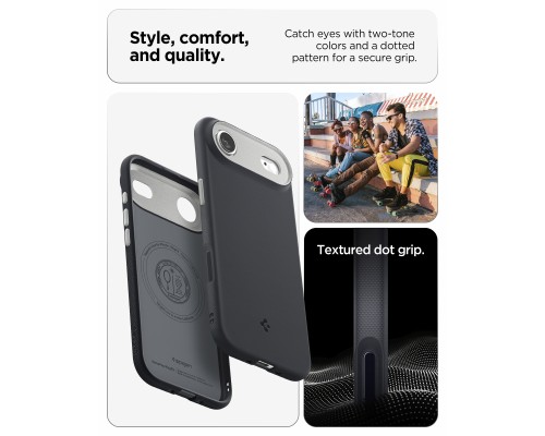 Чохол до мобільного телефона Spigen Nano Pop MagFit iPhone 17 Air Black Sesame (ACS10301)