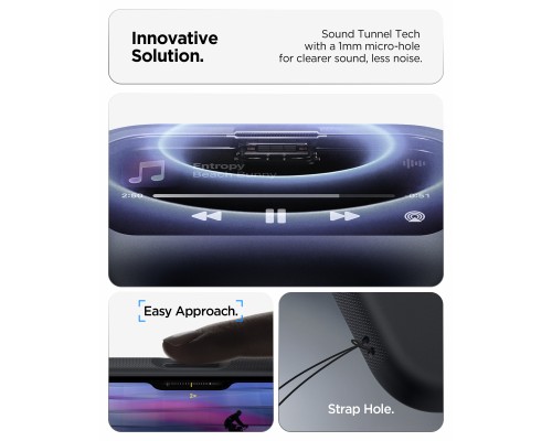 Чохол до мобільного телефона Spigen Nano Pop MagFit iPhone 17 Air Black Sesame (ACS10301)