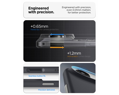 Чохол до мобільного телефона Spigen Nano Pop MagFit iPhone 17 Air Black Sesame (ACS10301)