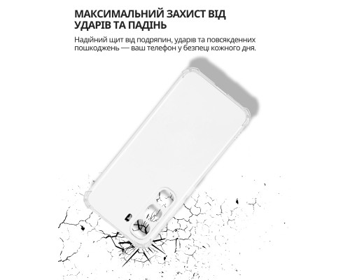 Чохол до мобільного телефона BeCover Anti-Shock Infinix Hot 60 Pro Plus (X6886) Clear (714698)