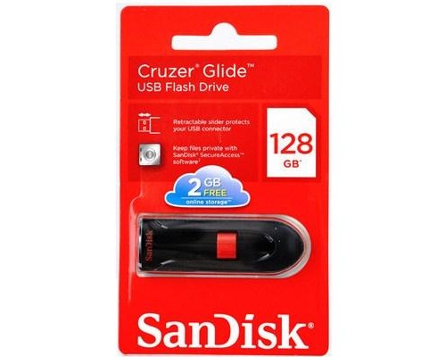 USB флеш накопичувач SanDisk 128Gb Cruzer Glide (SDCZ60-128G-B35) 