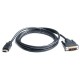 Кабель мультимедійний HDMI to DVI 1.8m REAL-EL (EL123500013) 