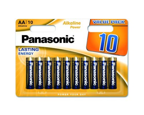 Батарейка Panasonic LR06 Alkaline Power * 10 (LR6REB/10BW) 