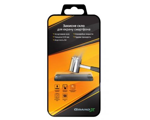 Скло захисне Grand-X для iPhone 6S Plus 3D Corning US material BLACK (GXAIP6SP3DB)