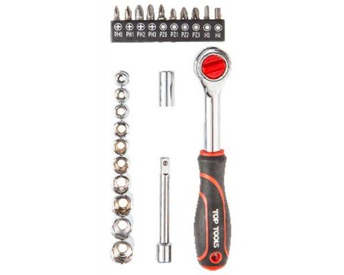 Набір інструментів Top Tools торцевих гайкових ключів 1/4