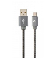 Дата кабель USB 2.0 AM to Type-C 2.0m Cablexpert (CC-USB2S-AMCM-2M-BG)