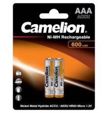 Акумулятор Camelion AAA 600mAh Ni-MH R03 * 2 (NH-AAA600BP2)