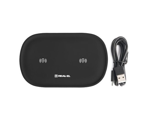 Зарядний пристрій REAL-EL WL-780 black (EL123160020)