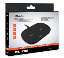 Зарядний пристрій REAL-EL WL-780 black (EL123160020)