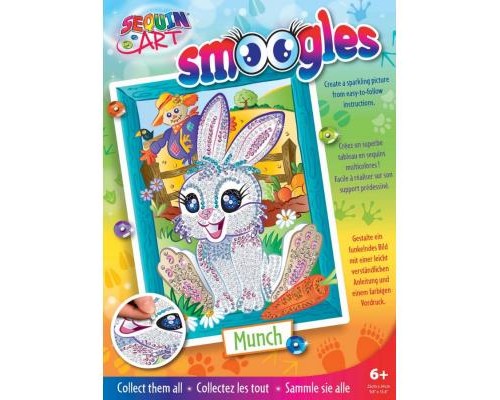 Набір для творчості Sequin Art SMOOGLES Зайчик (SA1814) Набір для творчості Sequin Art SMOOGLES Зайчик (SA1814)