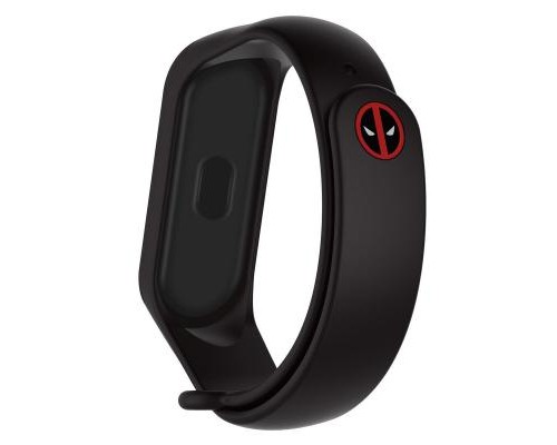 Ремінець до фітнес браслета Armorstandart Superhero Edition для Xiaomi Mi Band 5 Deadpool Black (ARM57071) Ремінець до фітнес браслета Armorstandart Superhero Edition для Xiaomi Mi Band 5 Deadpool Black (ARM57071)