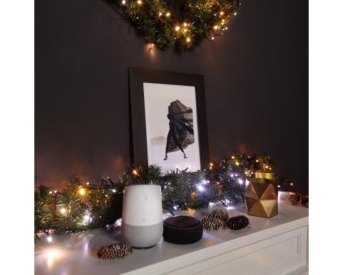 Гірлянда Twinkly Smart LED Cluster AWW, 400, BT+WiFi, Gen II, IP44 кабель чо (TWC400GOP-BEU)