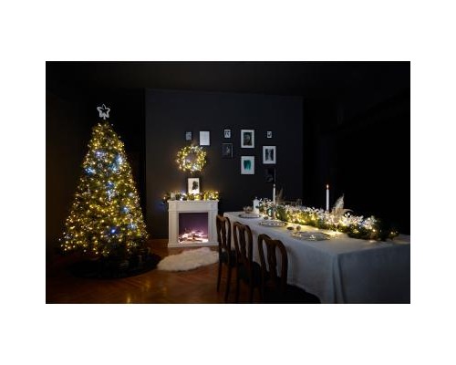 Гірлянда Twinkly Smart LED Cluster AWW, 400, BT+WiFi, Gen II, IP44 кабель чо (TWC400GOP-BEU)