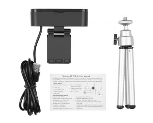 Веб-камера 2E WQHD 2К USB Black (2E-WC2K)